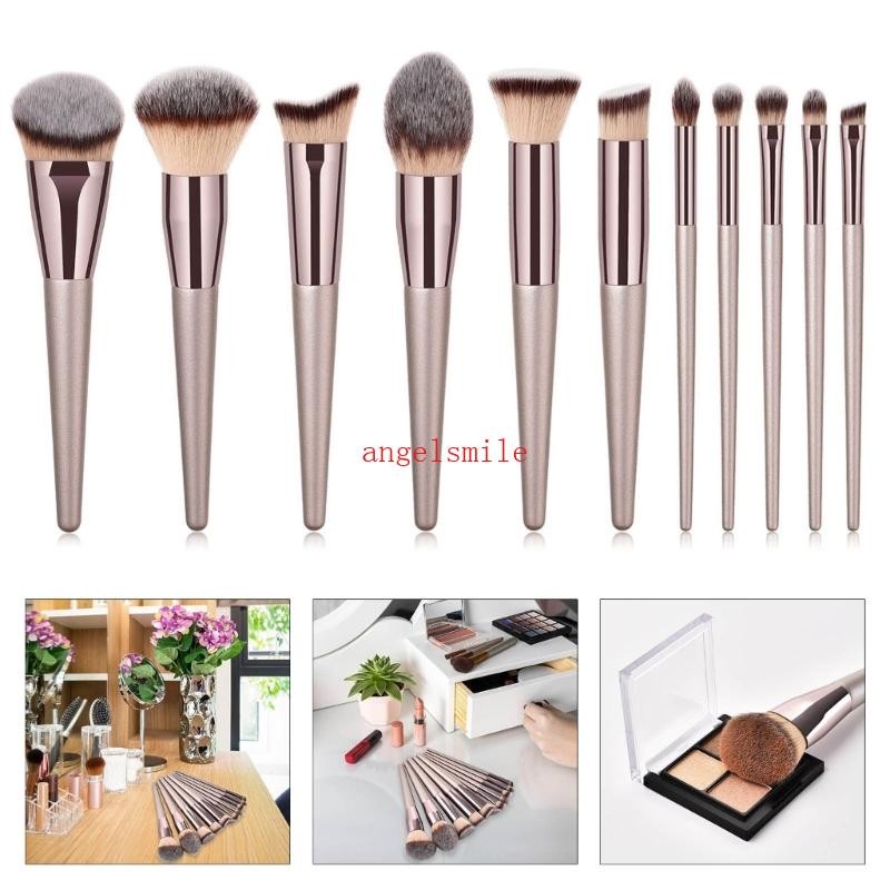 Fashion Soft Angled Makeup Brush Escova Maquiagem Ângulo Para Uso Profissional Diário