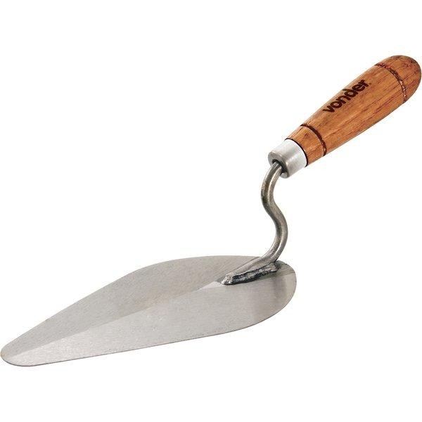 Colher para Pedreiro 9" Oval Cabo Madeira Vonder