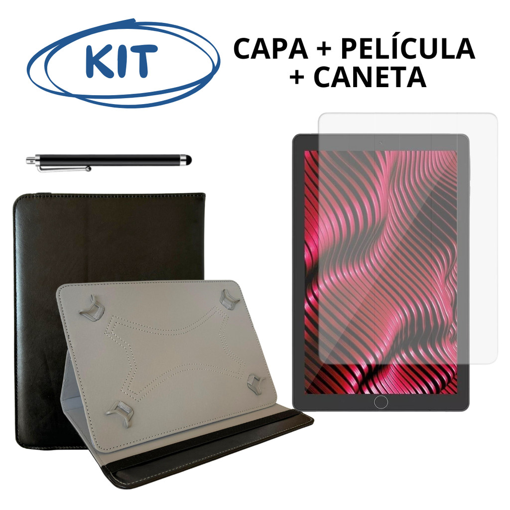 Kit Capa + Película Hidrogel + Caneta Para Tablet Ptb10rsg Philco 10"