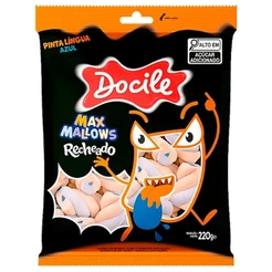 Marshmallow Recheado Twist Pinta Lingua 220g - Docile