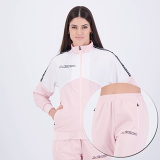 Agasalho Kappa Sport Cutts Feminino Rosa em Oferta na Shopee