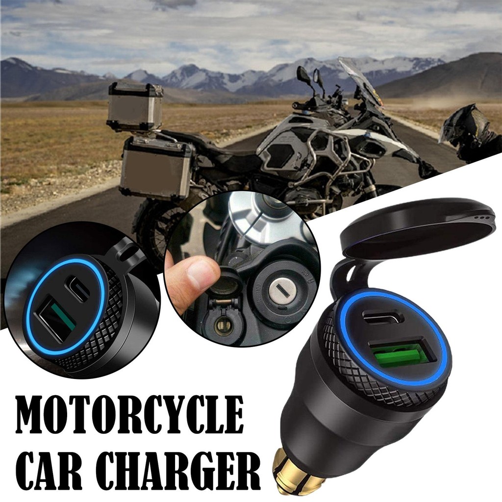 Adequado Para Regulagem Européia Carregador De Carro De Motocicleta Bmw/ducati Usb F6q7