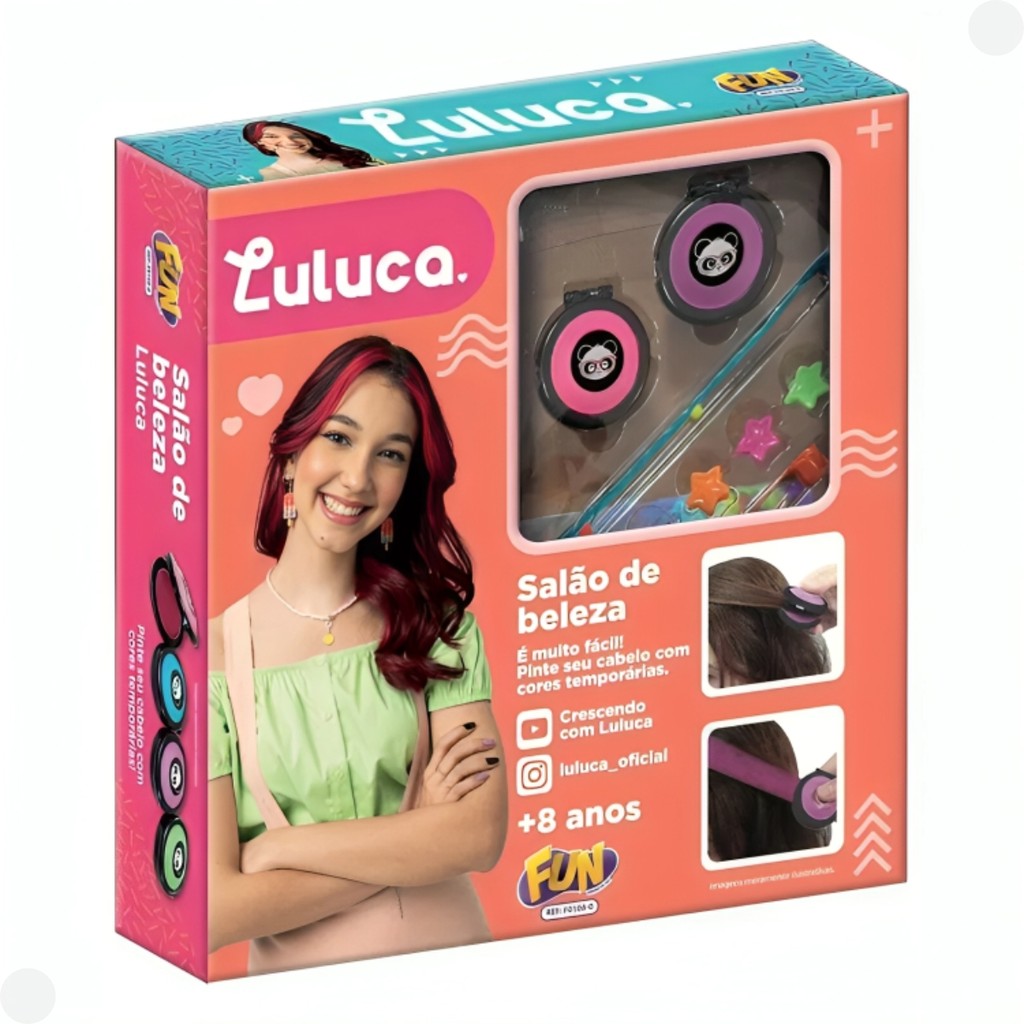 Salão de Beleza Luluca com Cores Sortidas F0108-0 - Fun Divirta-se em Oferta na Shopee