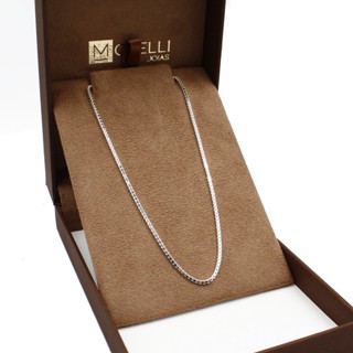 Corrente de prata 925 Masculina Veneziana Maciça 1,3mm em Oferta na Shopee