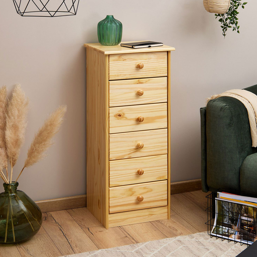 Cômoda Organizadora Madeira 6 Gavetas Rondo - Home & Living