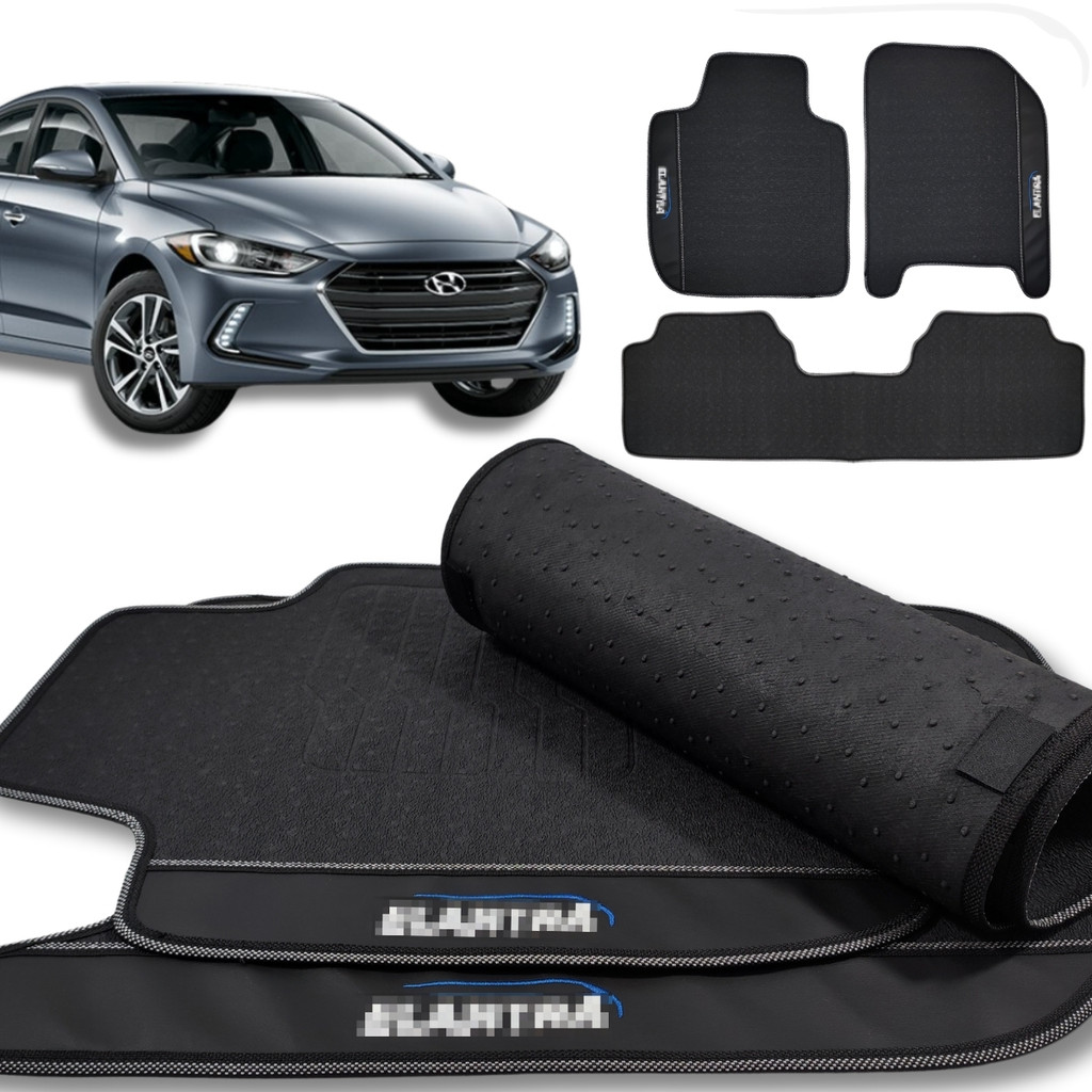 Tapete Para Elantra Comfort Ultimate 2010 2011 2012 2013 2014 a 2017 2018 Linha Premium Sob Medida