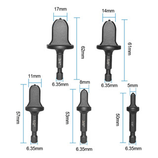 5 Pcs De Tubos Cobre E Aluminio Para Furadeira