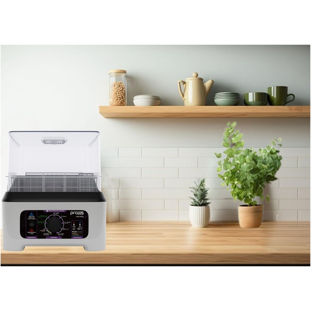 Detalhes do Lava Louças Portátil LLPP Semi Automática - Praxis Eletrodomésticos