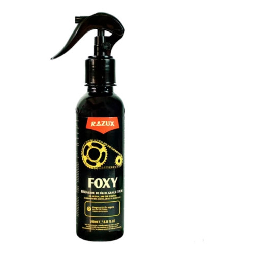 Limpa Corrente Foxy Removedor Óleo Graxa Piche Razux 240ml em Oferta na Shopee