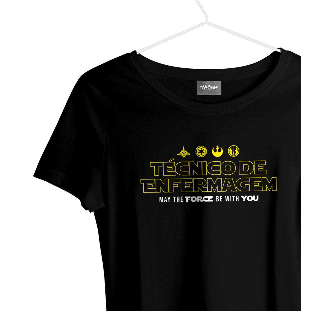 Babylook feminina Técnico de Enfermagem SW tecido Viscolycra