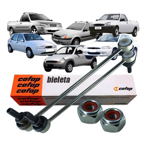 2 Bieleta Estabilizadora Original Cofap Para Courier Escort Fiesta Ka 1997 Até 2013 em Oferta na Shopee
