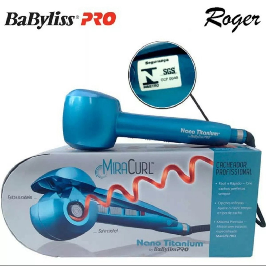 Modelador de Cachos Miracurl Babyliss C1 Pro Nano