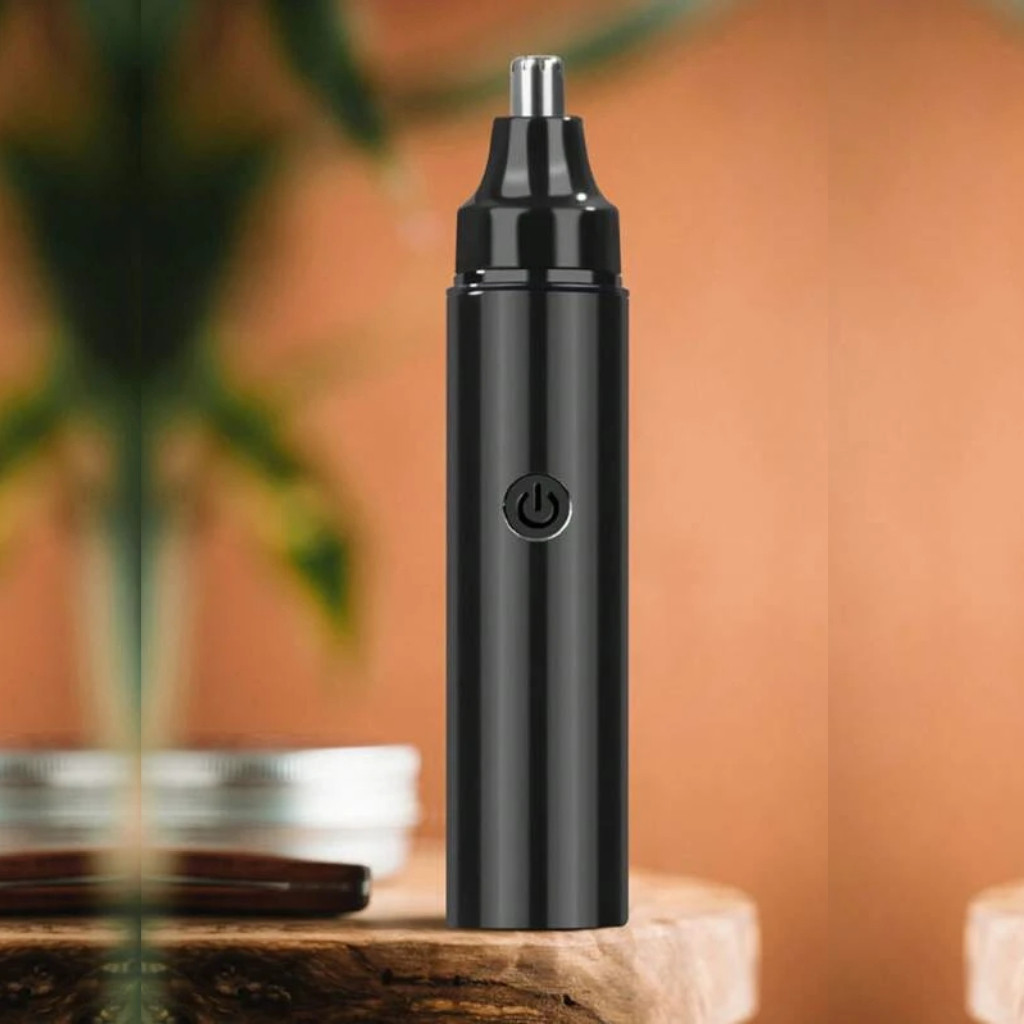 Depilador Removedor de Pelos Nariz Aparador Elétrico Orelha Rosto À Pilha Recarregável - Divino