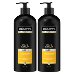 Kit 2 Shampoos Tresemmé Brilho Lamelar 650ml