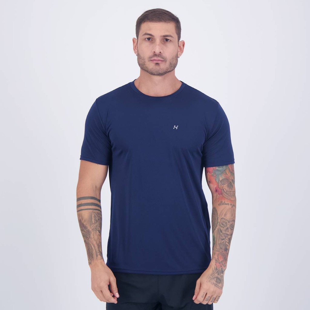 Camiseta Hering Sport Marinho - Sports & Outdoors