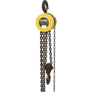 Talha Manual 1 Tonelada Elevação 3m Vonder com Corrente Gancho em Oferta na Shopee