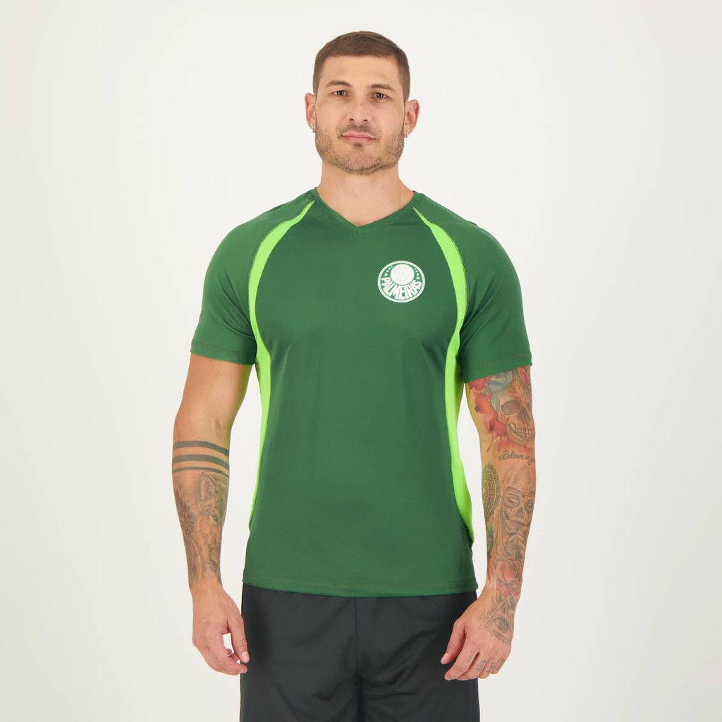 Camisa Palmeiras Esportiva Large Verde - Sports & Outdoors