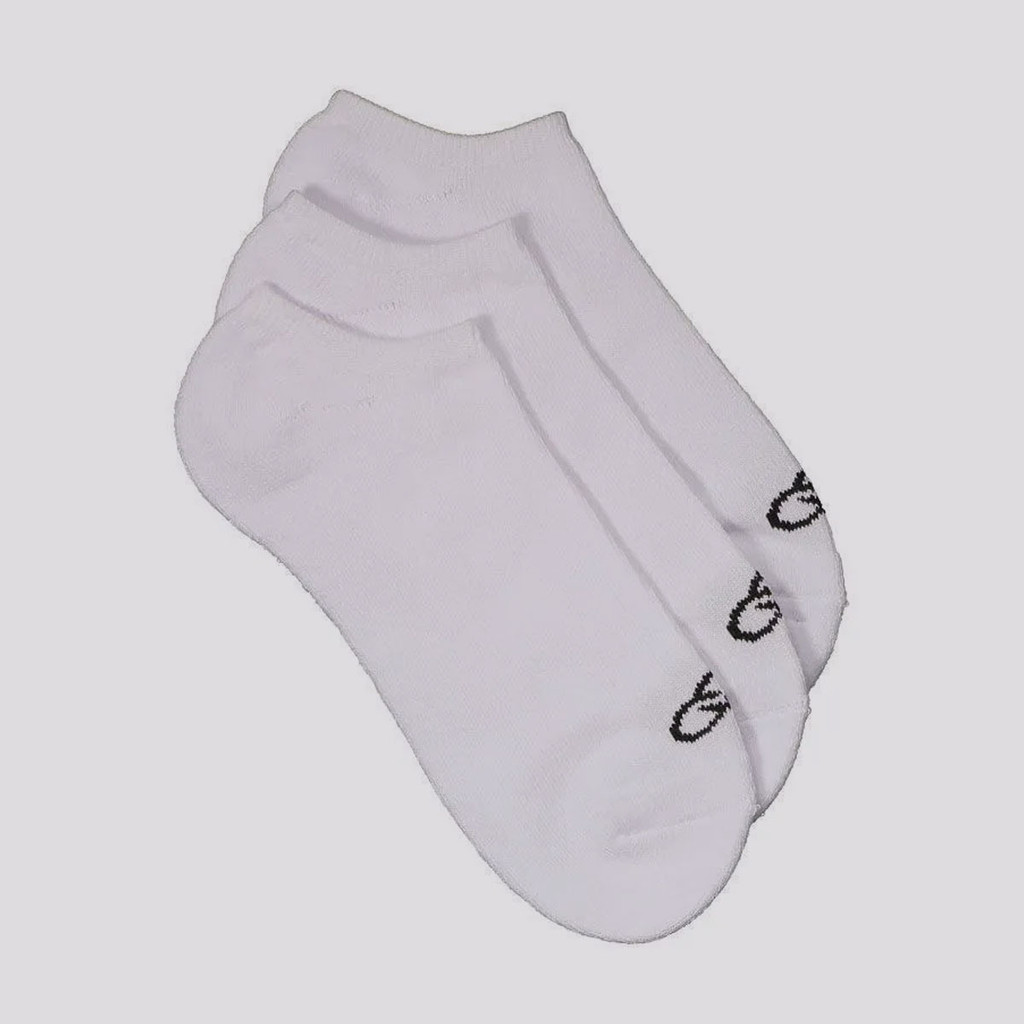 Kit Meia Olympikus Tripack Cano Curto Branco - Men Clothes