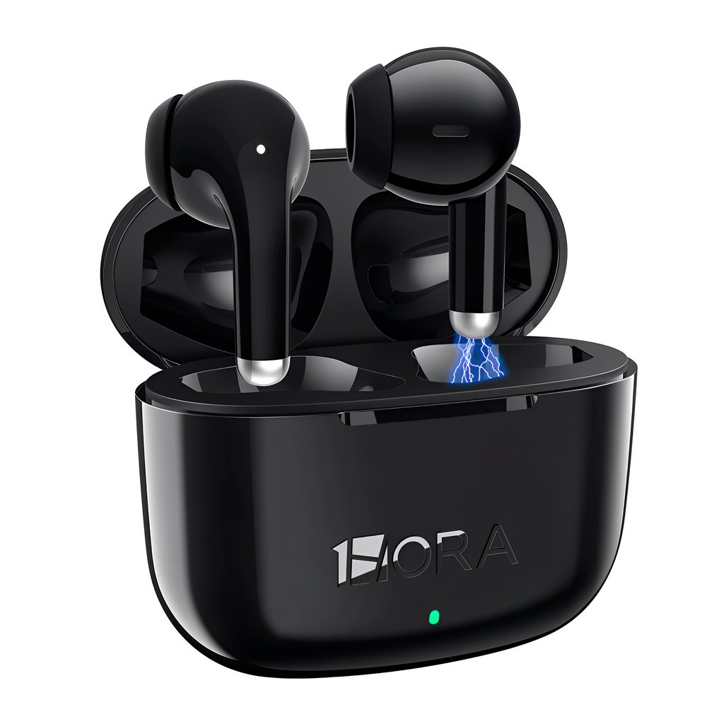 Fone de Ouvido Bluetooth 1Hora, Aut203 Sem Fio Preto
