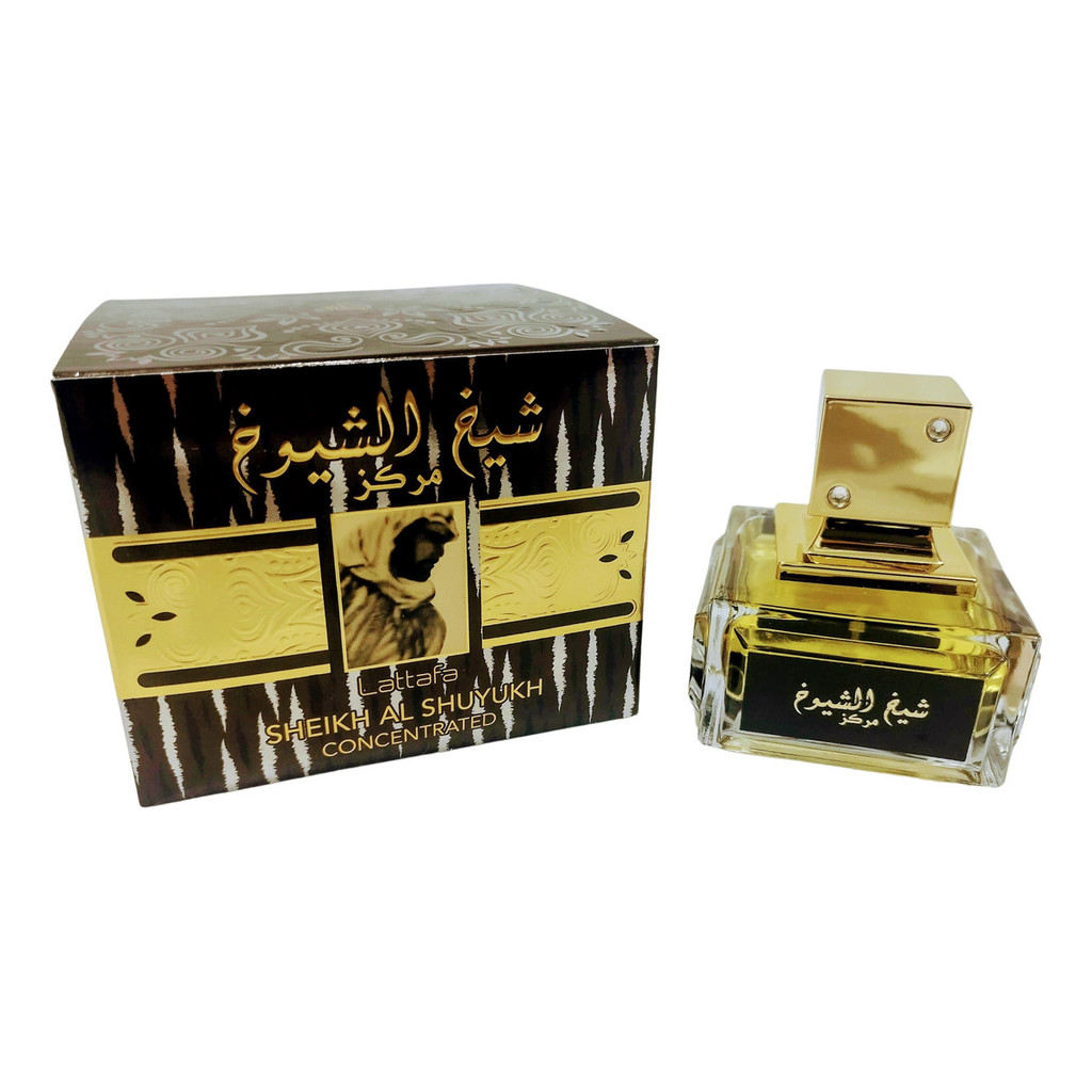 Perfume Lattafa Sheikh Al Shuyukh Concentrated Eau De Parfum 100ml em Oferta na Shopee