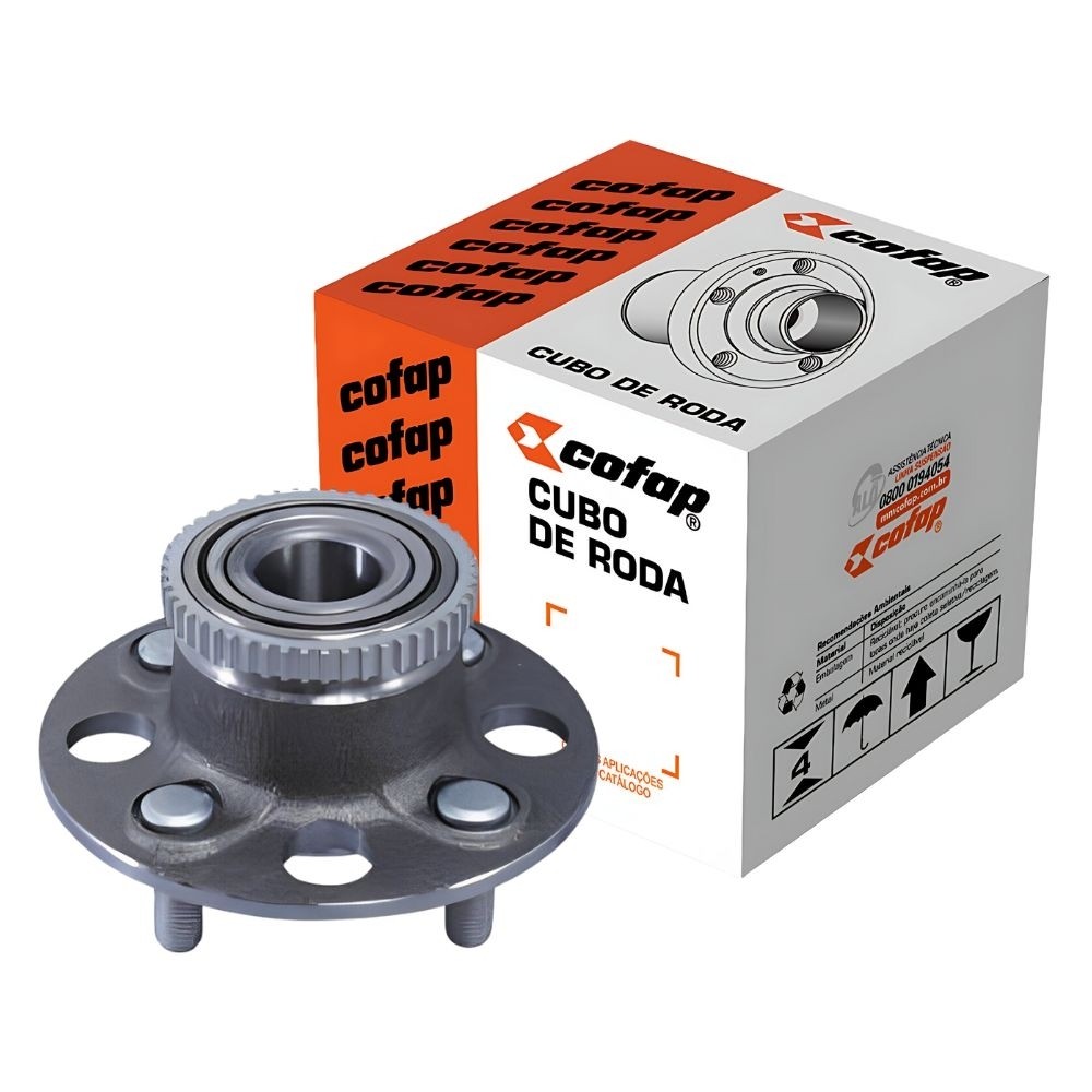 Cubo Roda Honda Civic 1.7 16v 2001 Ate 2006 Traseiro