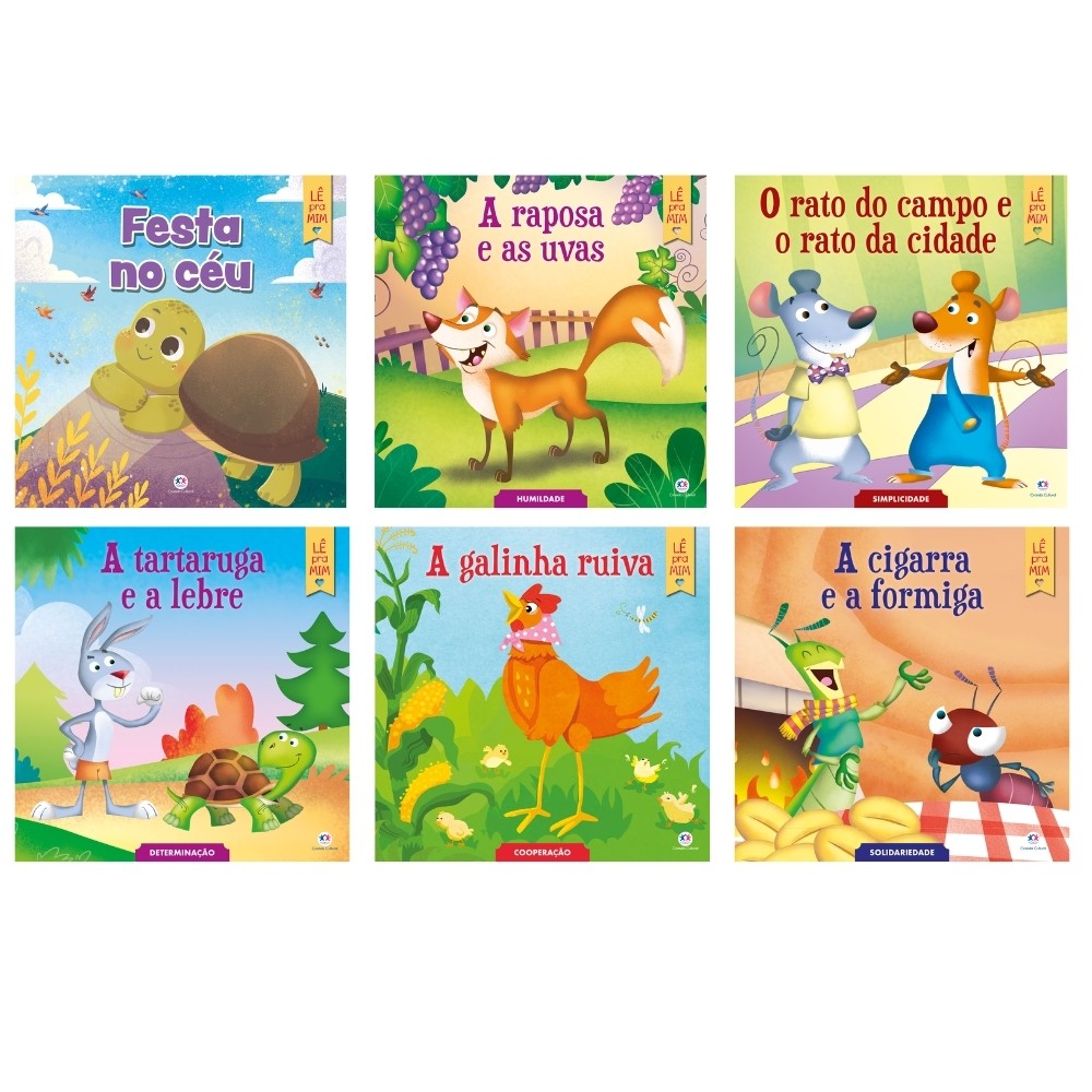 KIT LIVRO INFANTIL COLEÇÃO LÊ PRA MIM