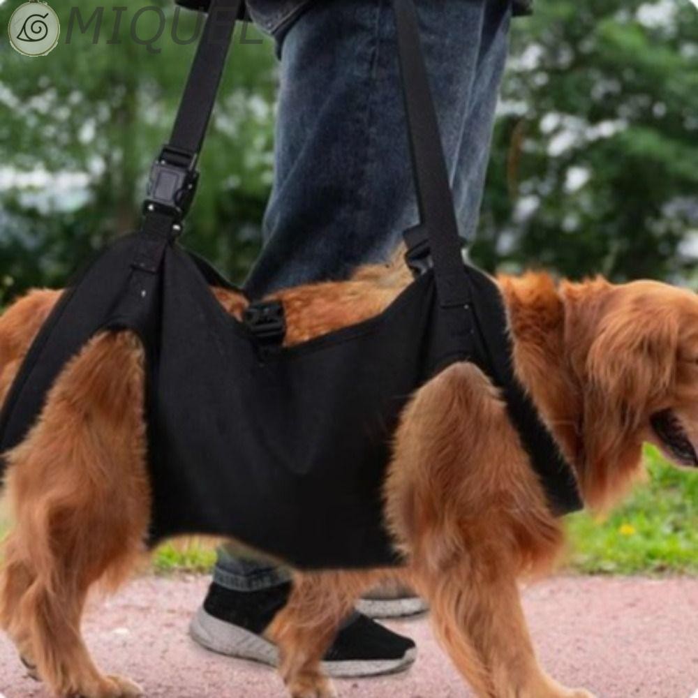 MIQUEL Dog Sling Carrier , Alça Ajustável Arnês Portátil Para Elevação De Cães , Suporte Pernas Oxford Colete De Levanta