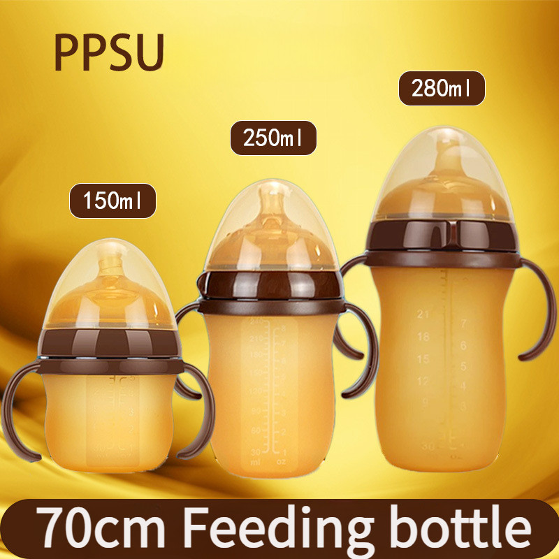 Mamadeira Larga De Silicone Para Claber , Bebê Recém-Nascido , Junho De Um A 3 Anos , Anti-Flatulência , Atrito , 0-36 M