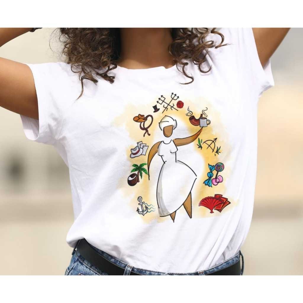 Camiseta Estampada Blusa em Algodão Unissex Do P ao GG