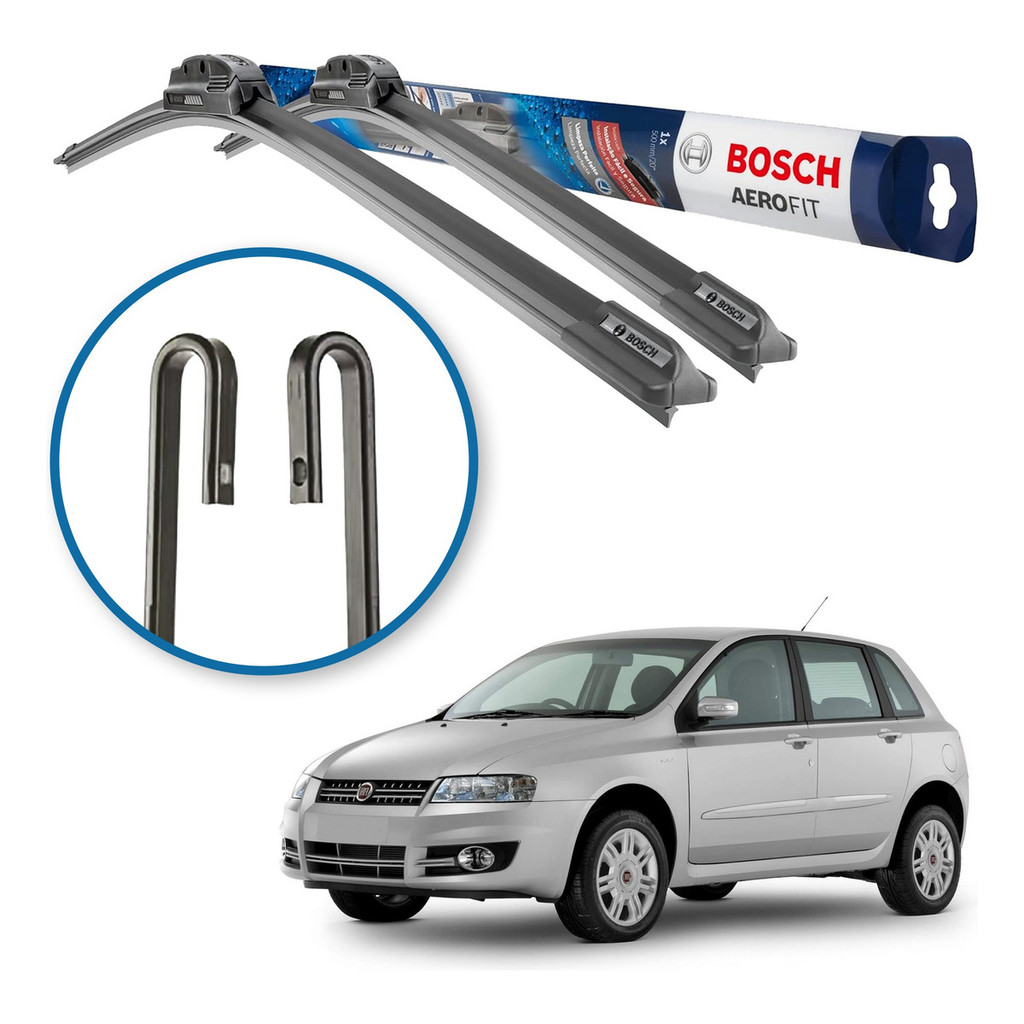 Palheta Limpador Parabrisa Original Bosch Fiat Stilo 2002 A 2010 em Oferta na Shopee