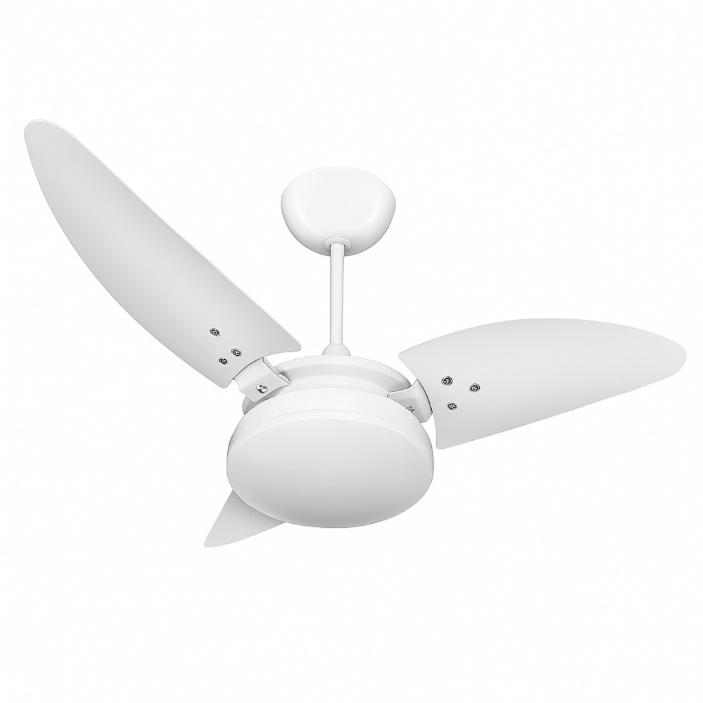 VENTEX VENTILADOR DE TETO NINA 127V LED 18W 3000K BRANCO