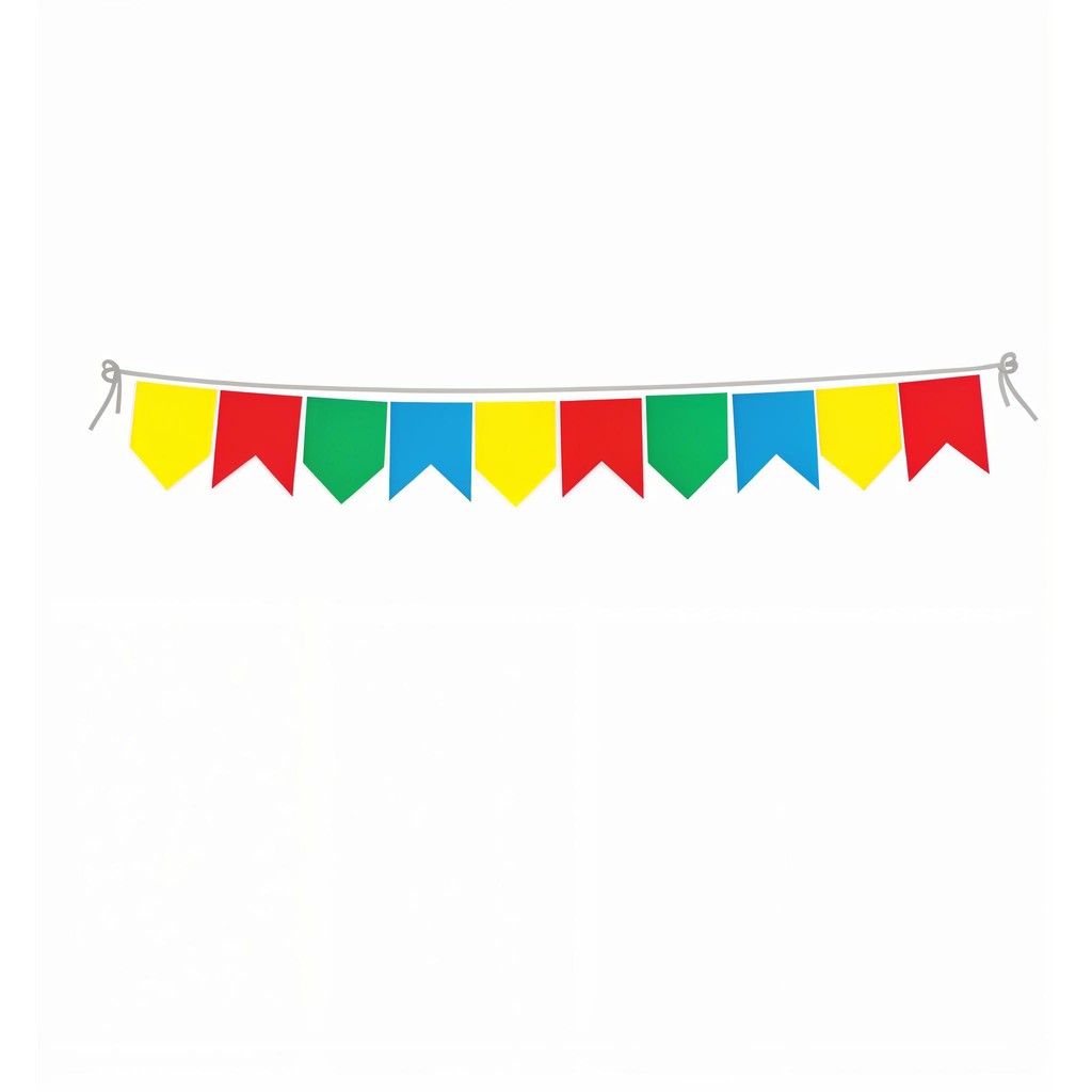 Bandeirinhas de Festa Junina em Tecido TNT Coloridas Decoração de São João Externa Pode Molhar