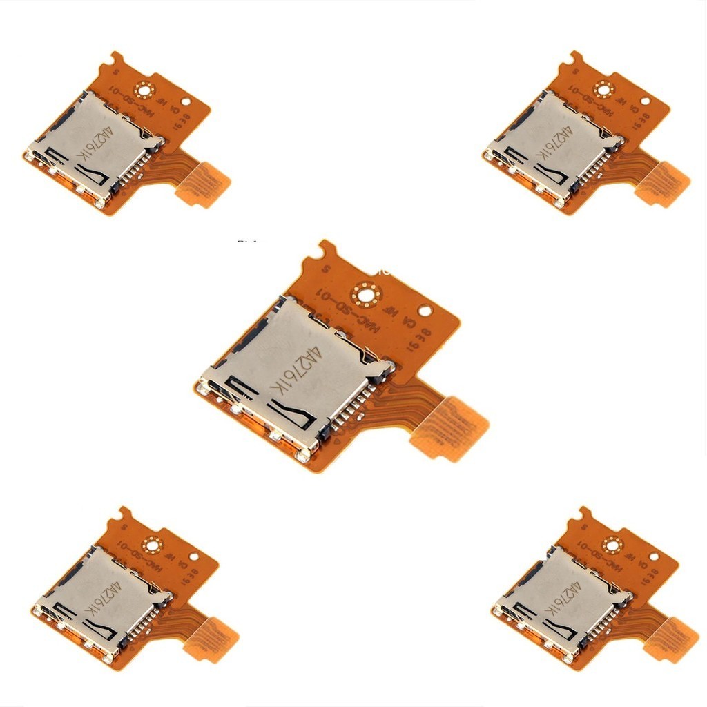 Kit 5 Placa Reparo Slot Leitor Cartão Memoria Micro SD Para Nintendo Switch Padrão