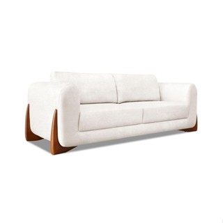 Sofá 2 Lugares Yves Bouclé Off White 160 cm em Oferta na Shopee