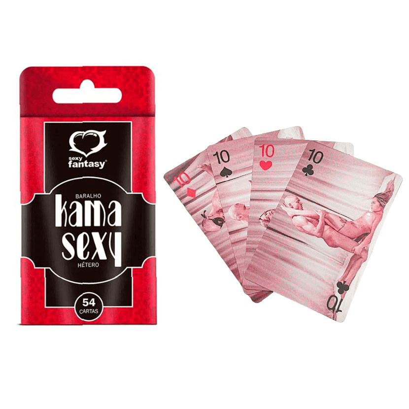 Baralho Erótico com Posições - Kama Sutra Sexy Fantasy