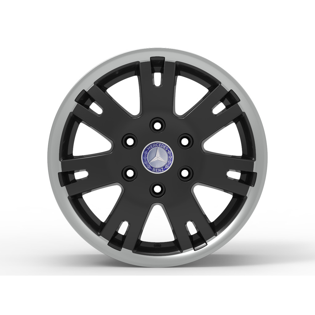 Roda Liga Leve Aro 16 Tala 7 Europa Mercedes Sprinter 6x130 + Bicos Grátis