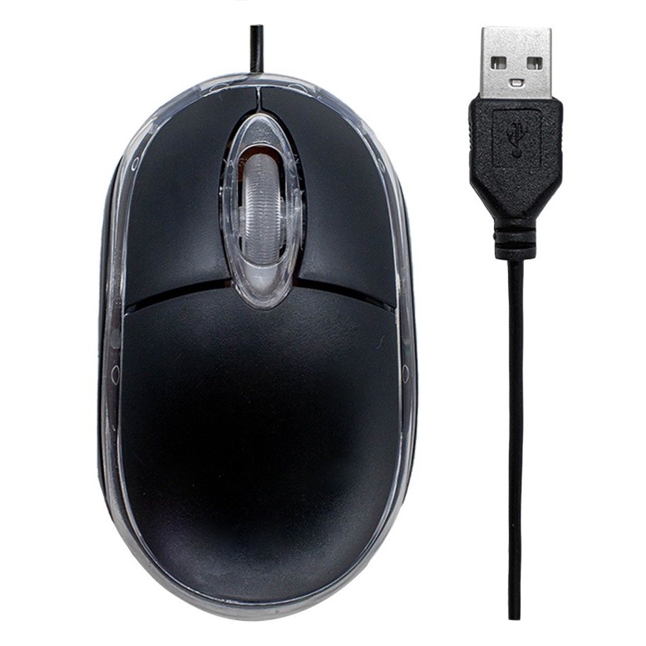 Mouse Óptico Fio Usb Notebook Computador Pc  800 1000 1200dpi Caixa Original Informática Mousepad