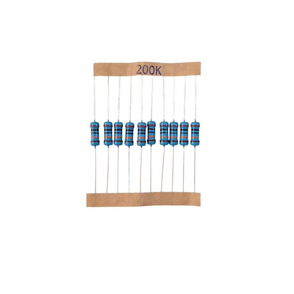 Kit 10 Resistor Precisão 200k 1W 1%