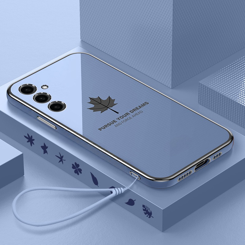 Para Samsung Galaxy A17 A16 A15 A14 A56 A55 A54 A36 A35 A26 A07 A06 A05 A05S Chapeamento De Folha De Bordo De Luxo Com C