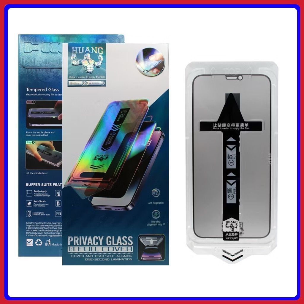 Película Premium Privacidade Full Cover Privativa iPhone em Oferta na Shopee