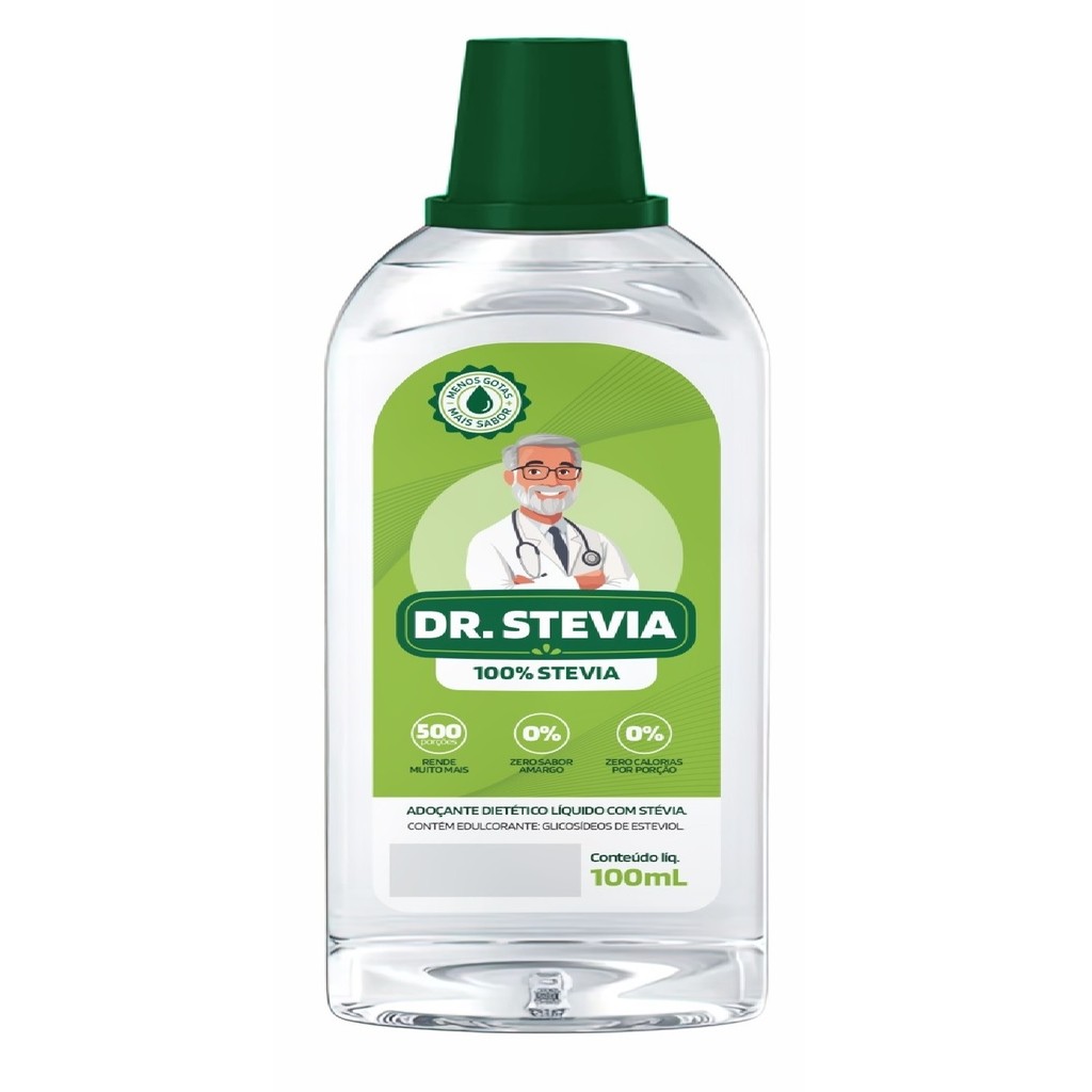 Adoçante Natural Stévia Dr.Stevia Sem Amargo sem glúten em Oferta na Shopee