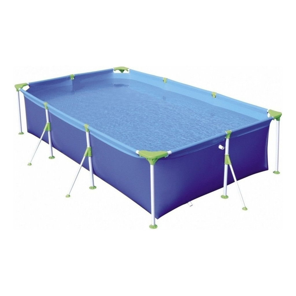 Piscina Retangular 3700 LitrosEstrutural Premium Pvc  - Mor em Oferta na Shopee