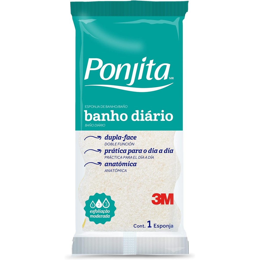 Esponja Banho Ponjita com 1 Cores Sortidas em Oferta na Shopee