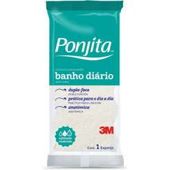 Esponja Banho Ponjita com 1 Cores Sortidas