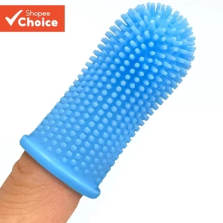 Kit escova de dentes Jasper 360o dog fingerbrush design ergonômico para filhotes e gatos