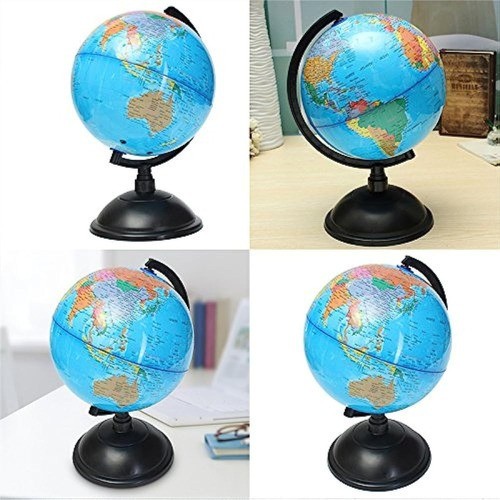 Globo Terrestre Mapa  Giratório Enfeite De Mesa Pequeno mandi escolar 10.6 cm em Oferta na Shopee