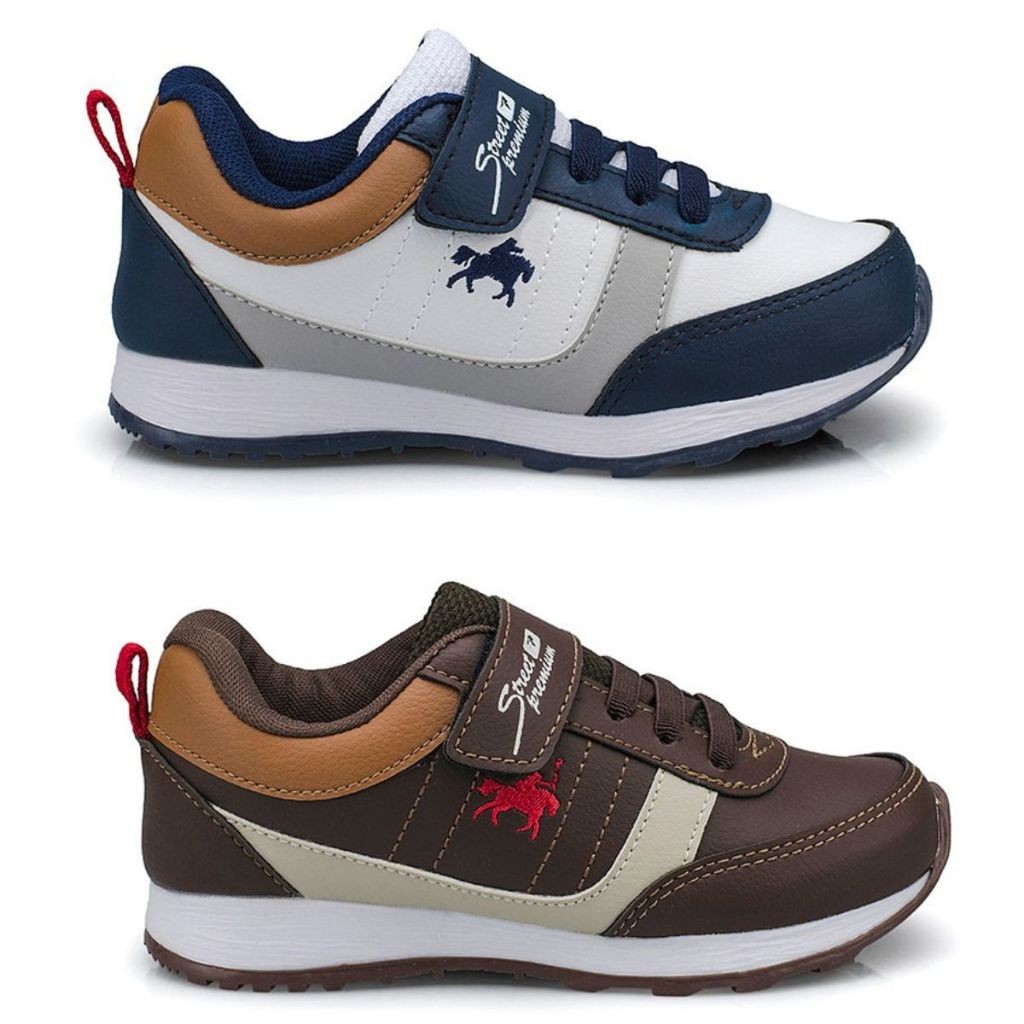 Kit 2 Pares Tênis Menino Casual Mais Vendido Tem Shoes