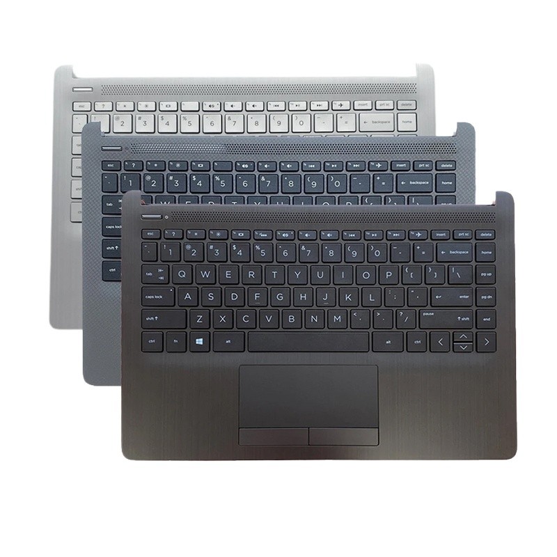 Novo Teclado Dos Eua Para HP 14-DF DK CF DP 14S-CR 245 240 G8 G9 TPN-I130 I135 Laptop Palmrest Capa Superior Com L24817