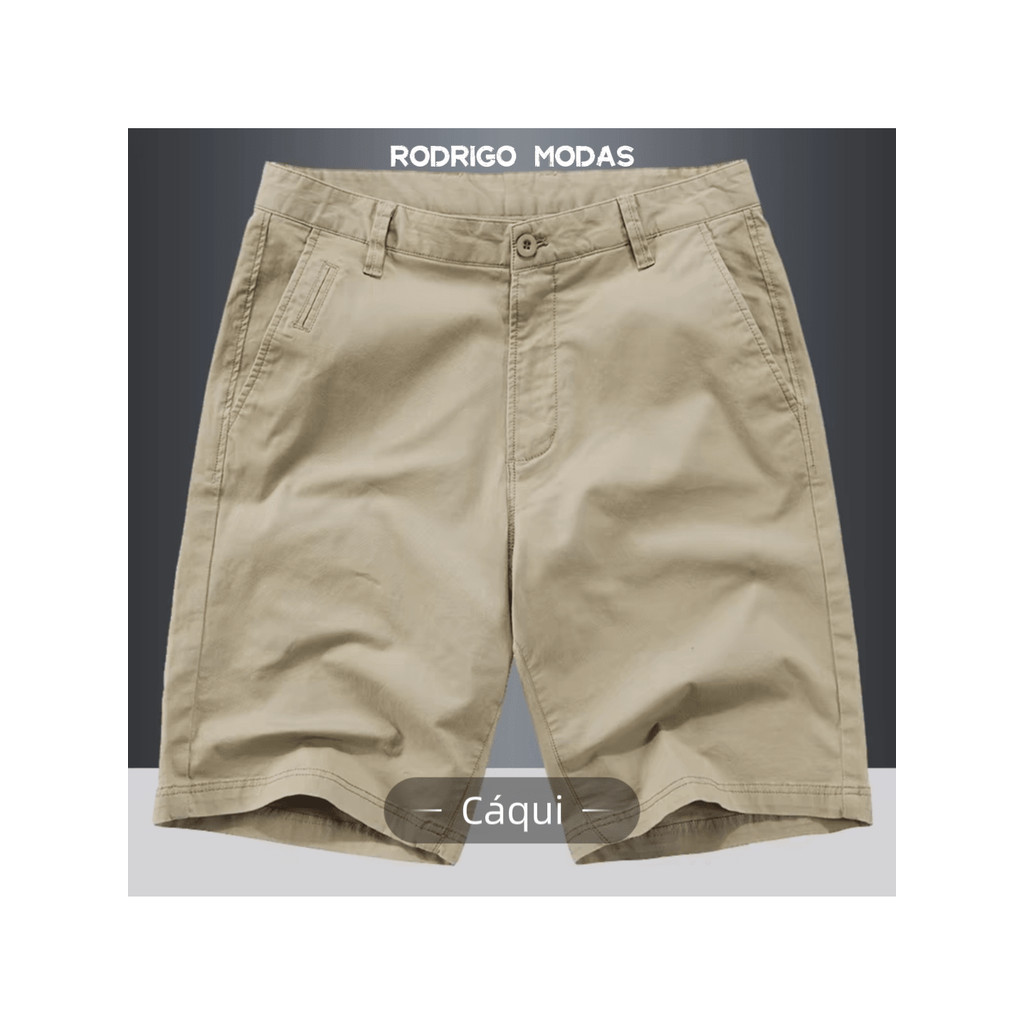Bermuda Masculina Social em Algodão para Estilo Business Casual