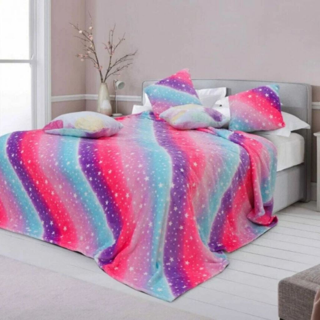 Manta Mágica Brilha No Escuro 1,80x2,00 Mt